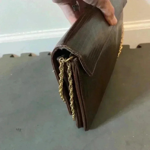 Vintage Womens Embroidered Needlework Butterfly Purs - Picture 6 of 9